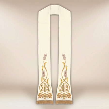 Stuła haftowana “IHS”