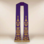 embroidered liturgical stole cross