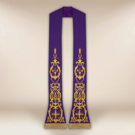 Stuła haftowana “Krzyż”