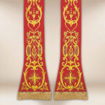 embroidered liturgical stole cross