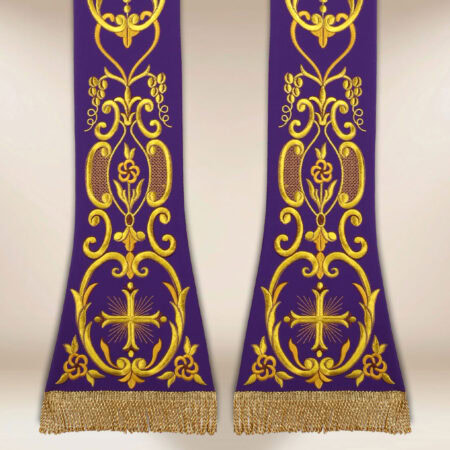 Stuła haftowana “Krzyż”