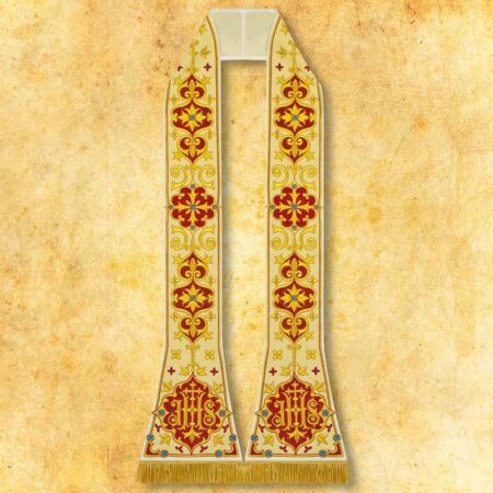 Embroidered Roman Stole "The Last Supper"