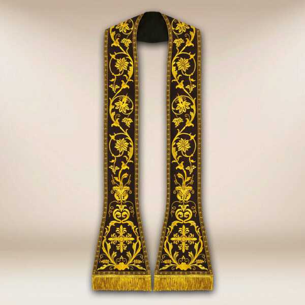 embroidered Roman liturgical stole