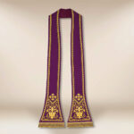 Stuła Haftowana Rzymska “Z Ornamentem”