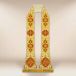 Stuła rzymska haftowana “Ostatnia Wieczerza”