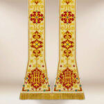 Stuła rzymska haftowana “Ostatnia Wieczerza”