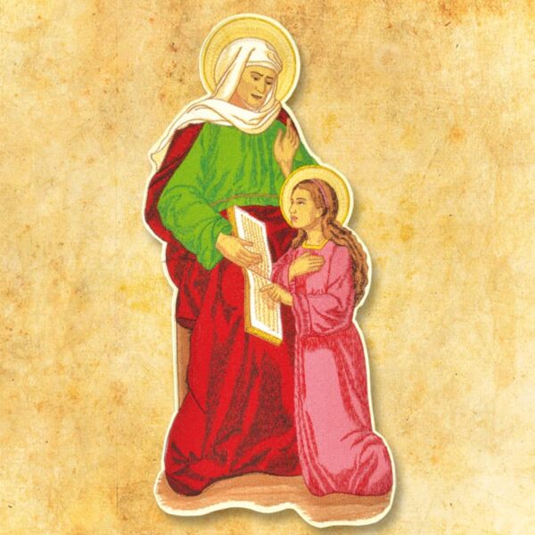 embroidered application St. Anne