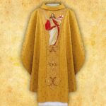 Embroidered Chasuble “Jesus Risen” Gold