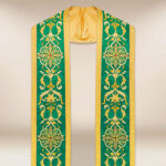 Stuła haftowana rzymska “Massimo-Verde”