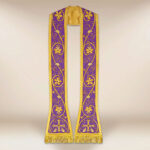 Stuła haftowana rzymska “Massimo-Viola”