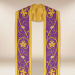 Stuła haftowana rzymska “Massimo-Viola”