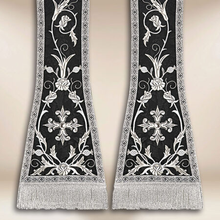 Stuła haftowana rzymska “Massimo-Nero”