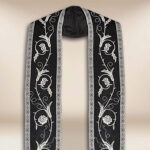 Stuła haftowana rzymska “Massimo-Nero”