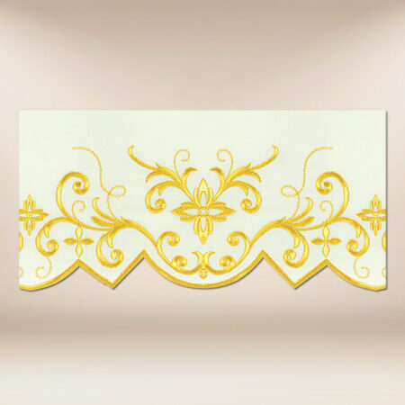 Embroidered lace ecru 290cm