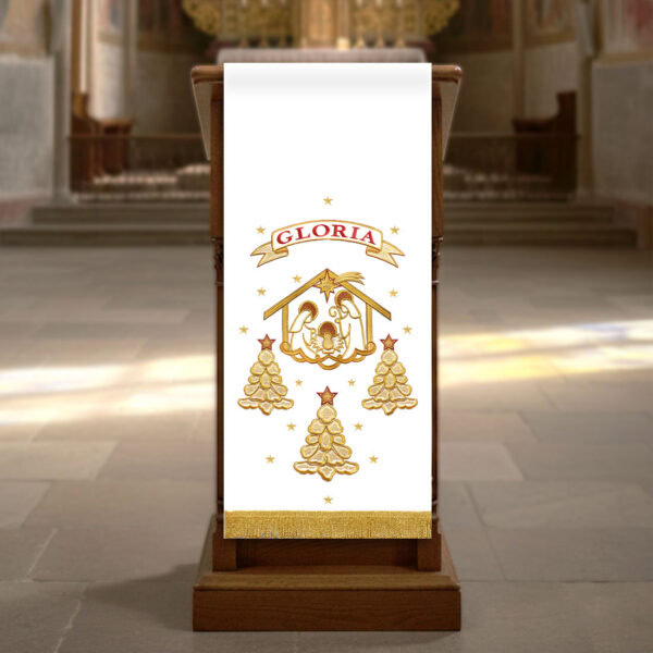 Embroidered lectionary glory