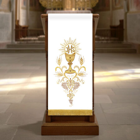 Embroidered liturgical lectionary