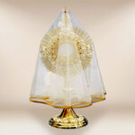 Veil for monstrance with gold trim 120cm
