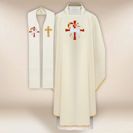 Komplet ornat i stuła “Baranek”