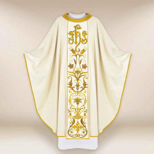 “Angelus” <br>Embroidered Chasuble