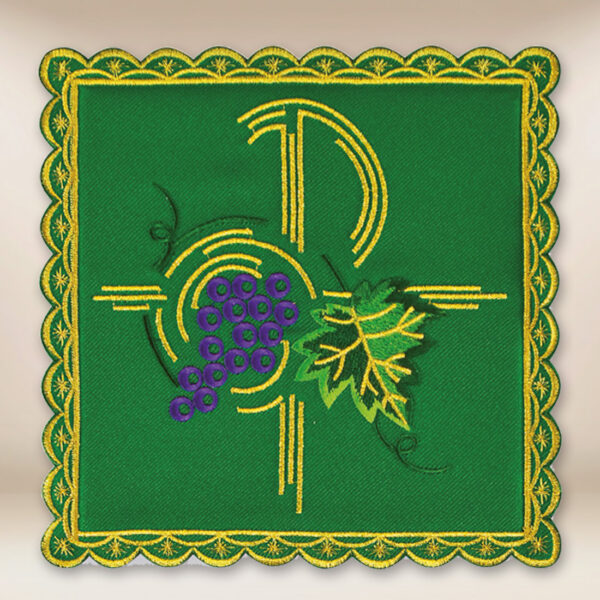 Embroidered Pall in Green