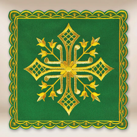 Embroidered Pall Green