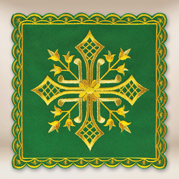 Embroidered Pall Green
