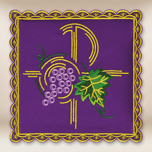 Embroidered Pall in Purple