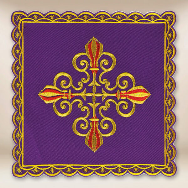 Embroidered Pall in Purple