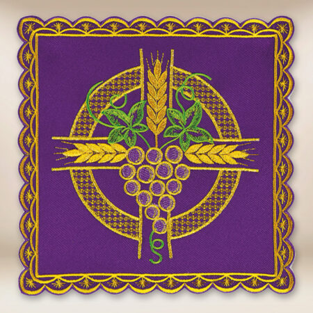 Embroidered Pall in Purple