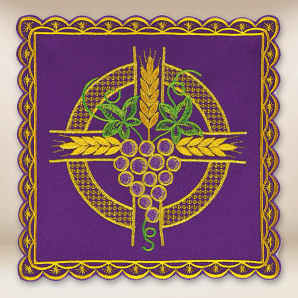 Embroidered Pall in Purple