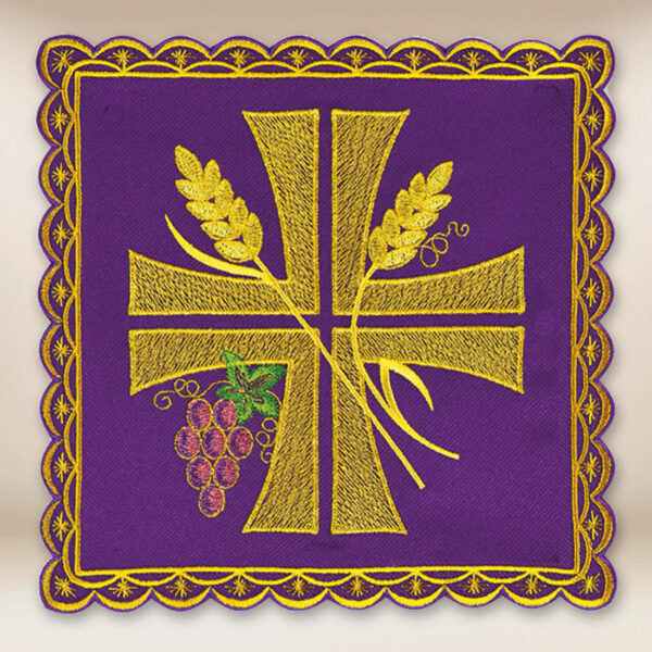 Embroidered Pall in Purple