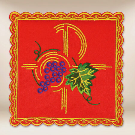 Embroidered Pall Red