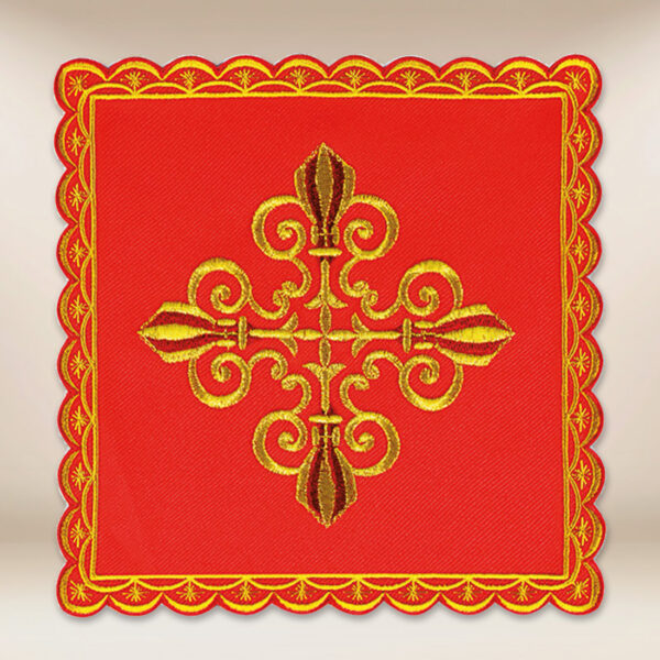 Embroidered Pall Red