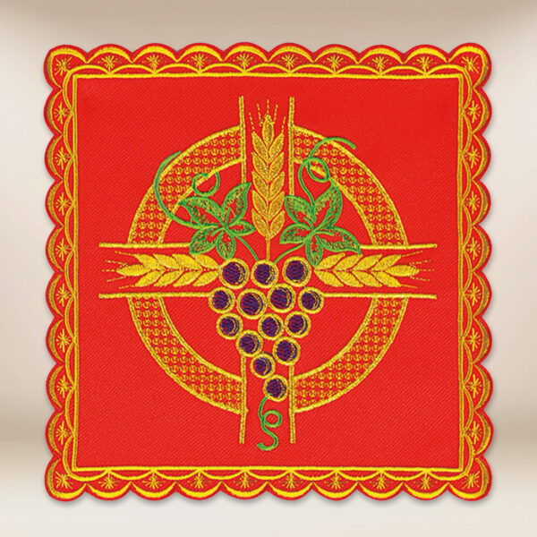 Embroidered Pall Red