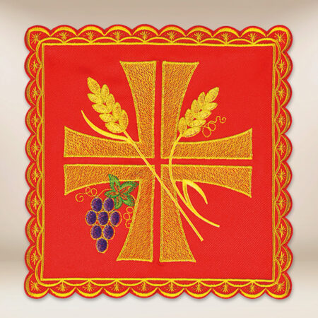 Embroidered Pall Red