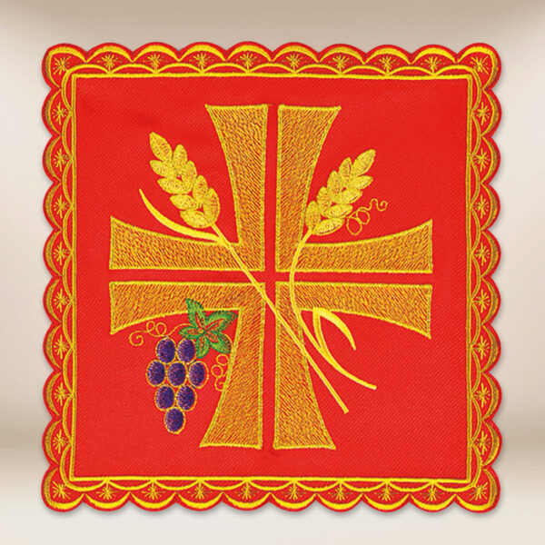Embroidered Pall Red