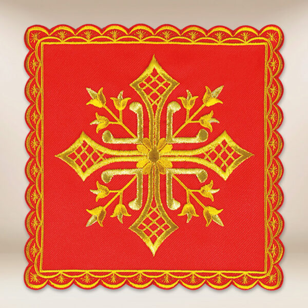Embroidered Pall Red