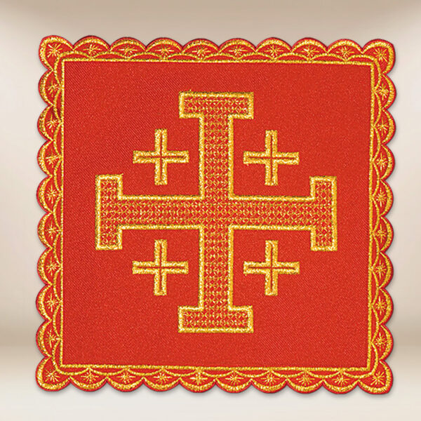 Embroidered Pall Red