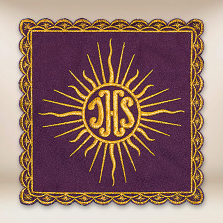 Embroidered Pall in Purple