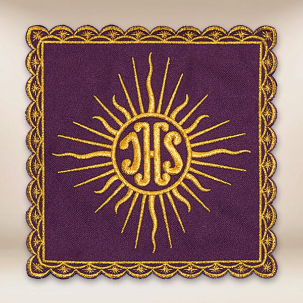 Embroidered Pall in Purple