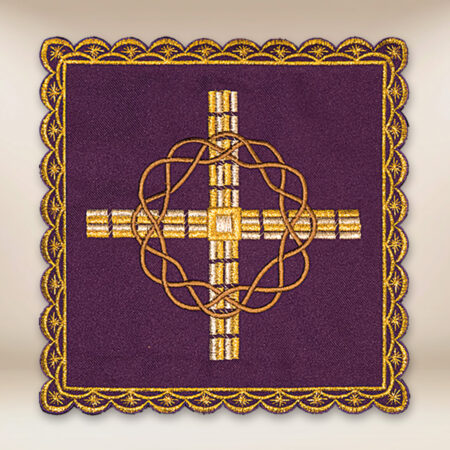 Embroidered Pall in Purple