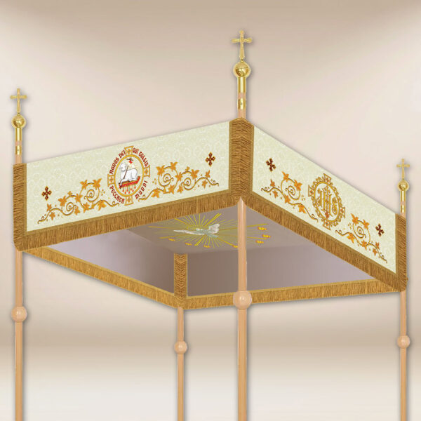 Baldachim haftowany na procesję