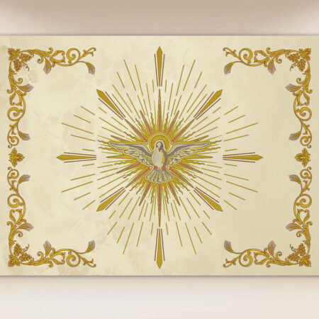 Baldachim haftowany na procesję