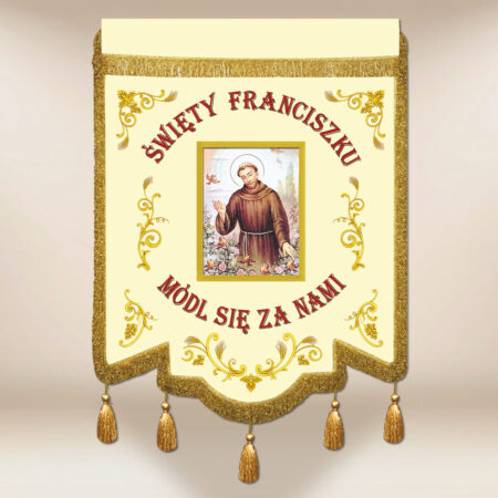 Church Banner Double-Sided - St. Francis