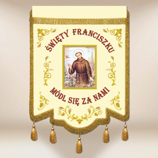 Church Banner Double-Sided - St. Francis