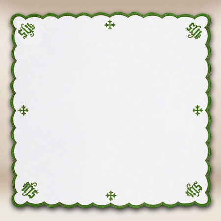 Serwetka Haftowana “Katedralny” Zielona 110X110