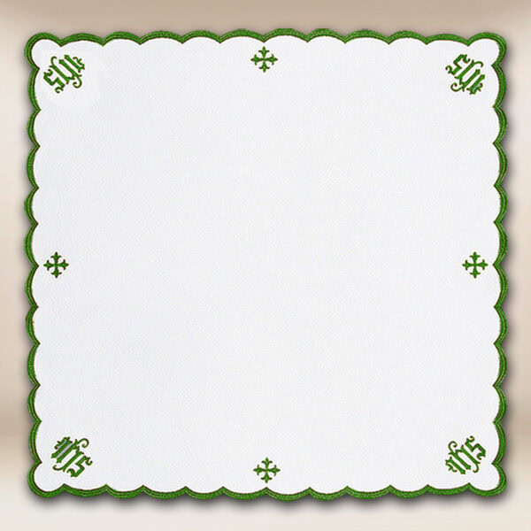 Serwetka Haftowana “Katedralny” Zielona 110X110