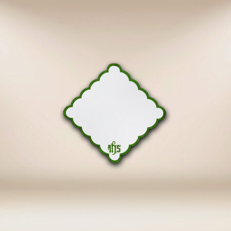 Embroidered Napkin "Cathedral" Green 32×32