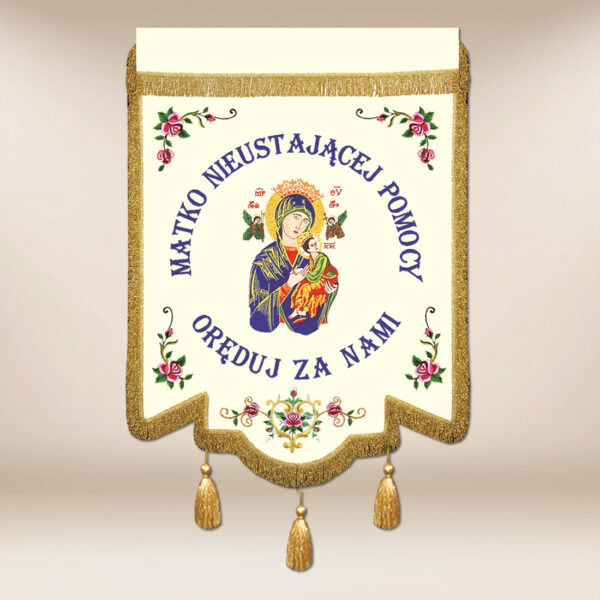 Embroidered Banner of Our Lady of Perpetual Help