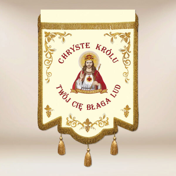 Embroidered Banner Christ the King